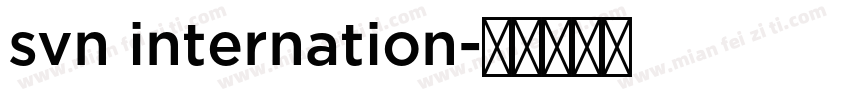 svn internation字体转换